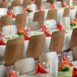 celebration chairs party table setting